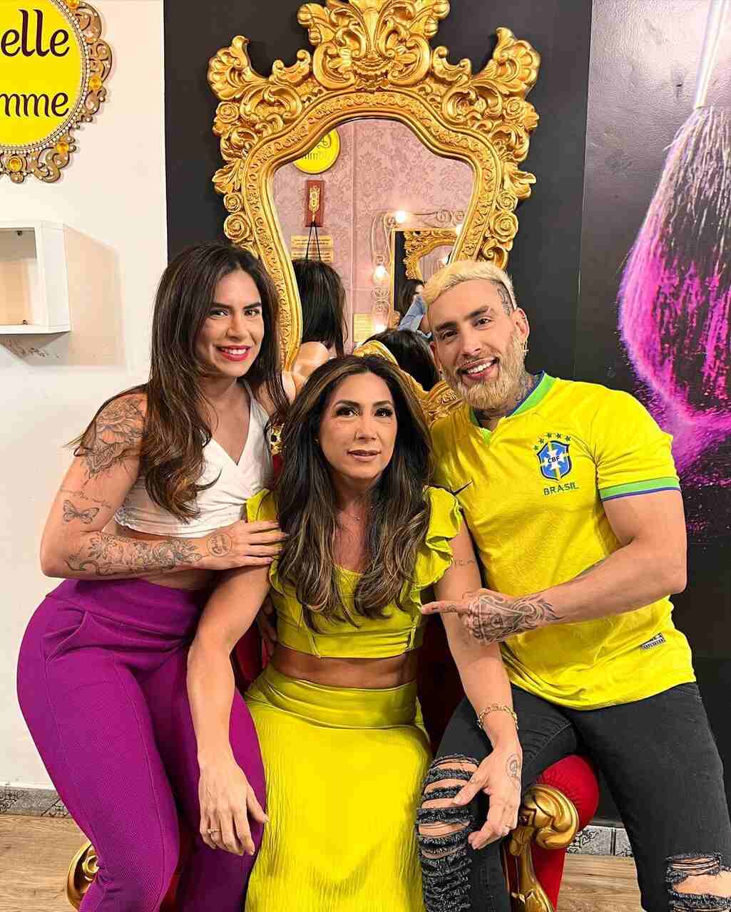 Mãe e irmão de Djidja Cardoso, pesos por suspeita de envolvimento na morte da modelo.