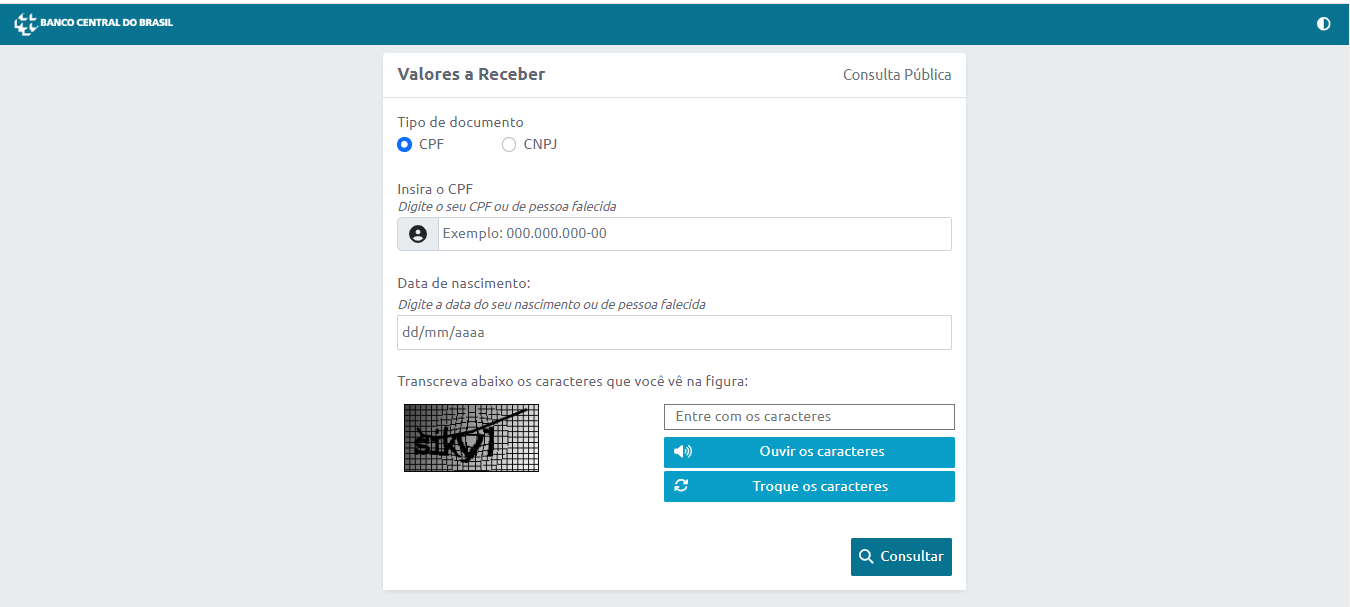 como consultar os Valores a Receber 2024